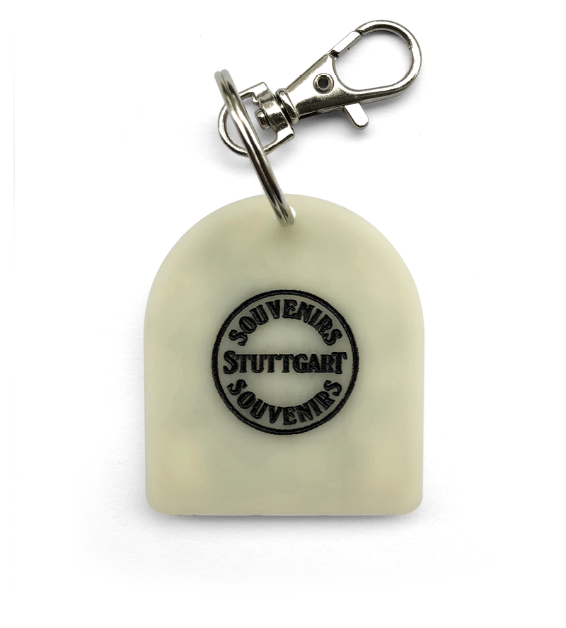 Freunde Feuersee Schlüsselanhänger (beige)