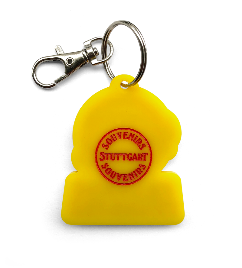 Freunde Feuersee Schlüsselanhänger (gelb)