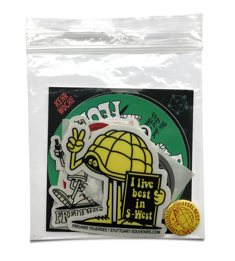 Stickerset mit Magneten