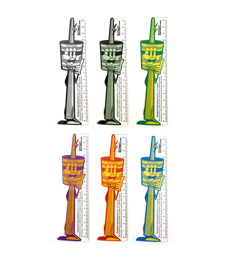 Stuttgarter Fernsehturm Lineal