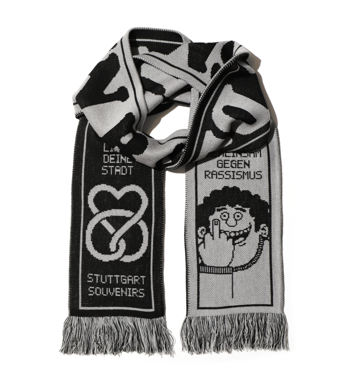 Gemeinsam gegen Rassismus / Fanschal